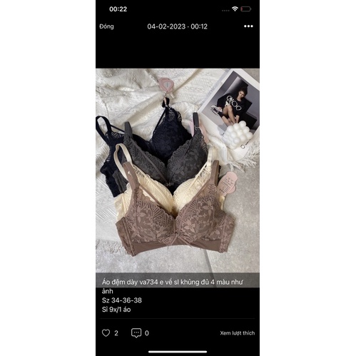 Áo Lót Ren Nâng Ngực Không Gọng Siêu Ôm Nâng Đẩy Tạo Khe Cao Cấp-Kho Sỉ Mai Xuân