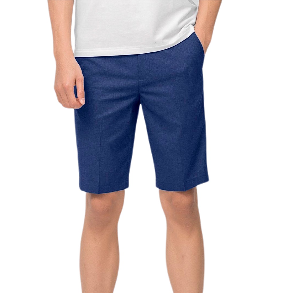 Quần short âu nam Aristino dáng Slim fit chất polyester đứng dáng nam tính ASO008S9