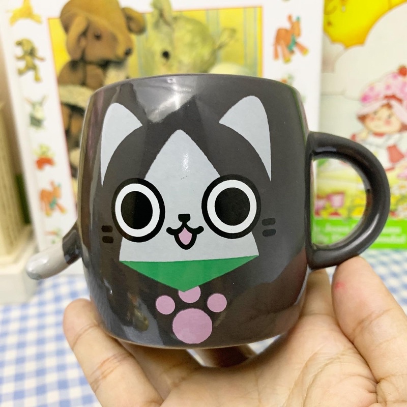 Ly mèo merarou gốm sứ hoạt hình dễ thương phong cách nhật bản