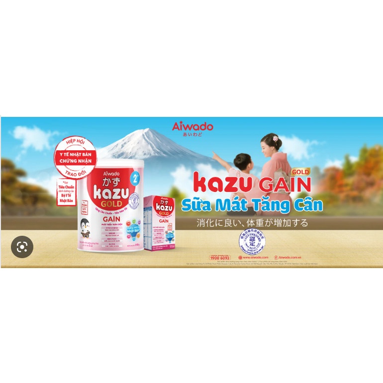 Sữa bột kazu gold gain freeship 810g và 350g đủ số dành cho trẻ từ 0 tháng - ảnh sản phẩm 6