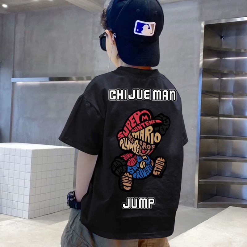 Set 2 áo phông hình Mario cho bé