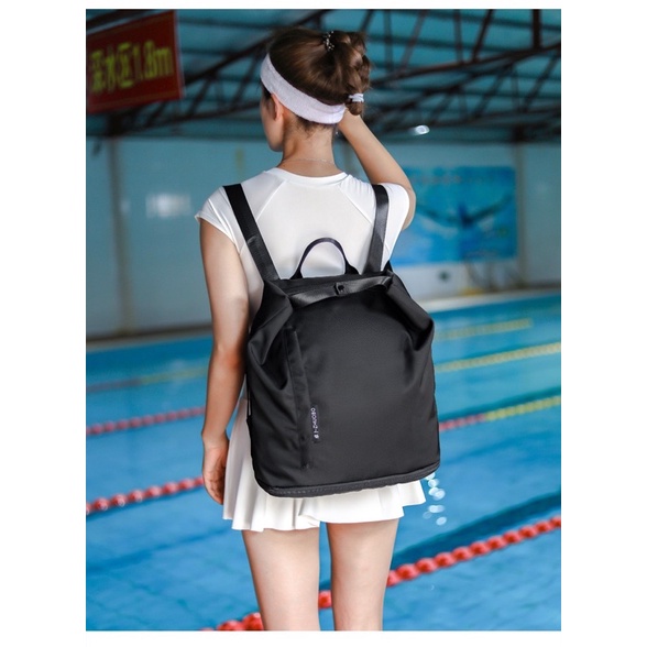 Balo chống nước cao cấp đi bơi, đi gym sz lớn 45cm, miệng gấp
