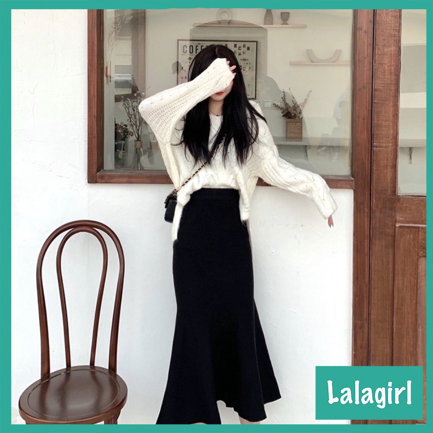 Chân Váy Đuôi Cá Midi Dáng Dài Ôm Body, Khóa Kéo Xẻ Sau Chất Thun Cao Cấp Siêu Hách Dáng