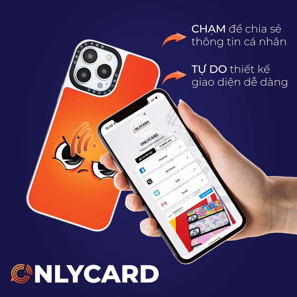 Ốp lưng thông minh ONLYCARD_Red Hot_01/Dành cho các dòng IPhone 7/7plus/8/8plus/x/xr/xs/11/12/13/14/pro/promax