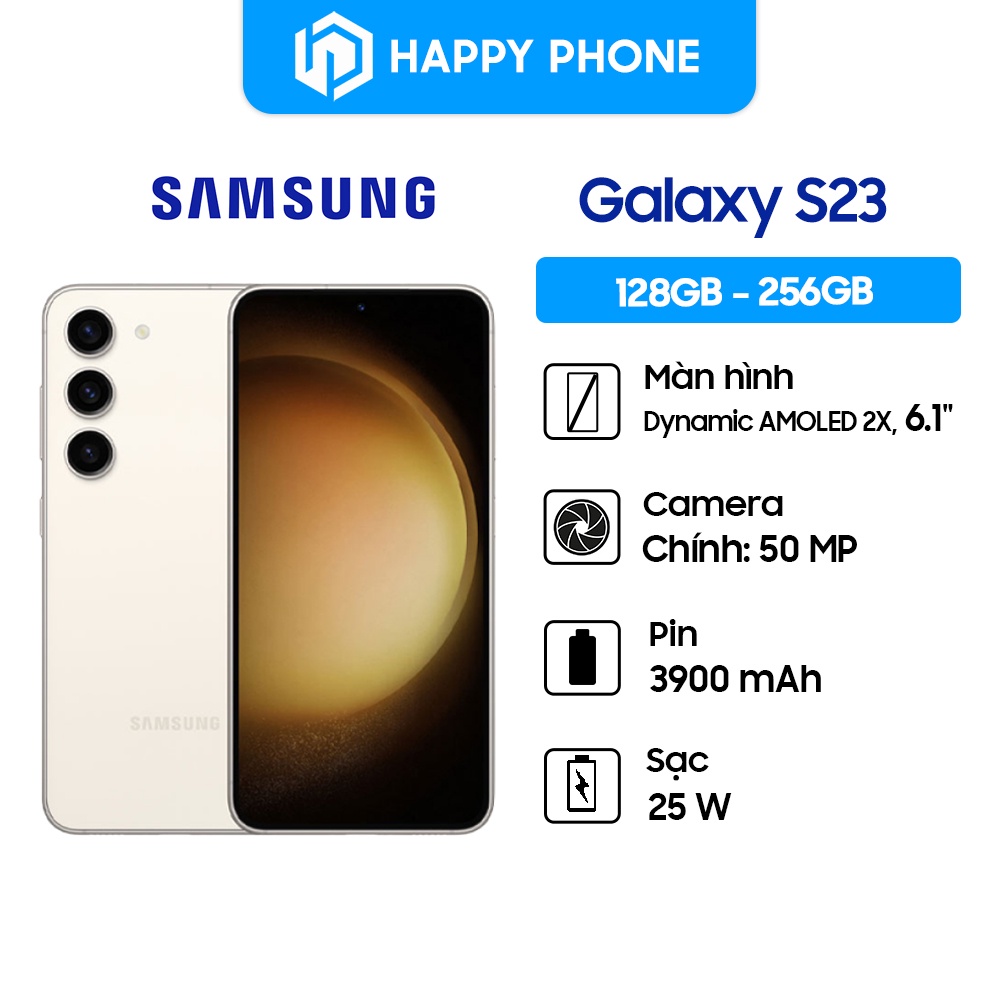 Điện thoại Samsung Galaxy S23 - Hàng Chính Hãng, Mới 100%, Nguyên seal