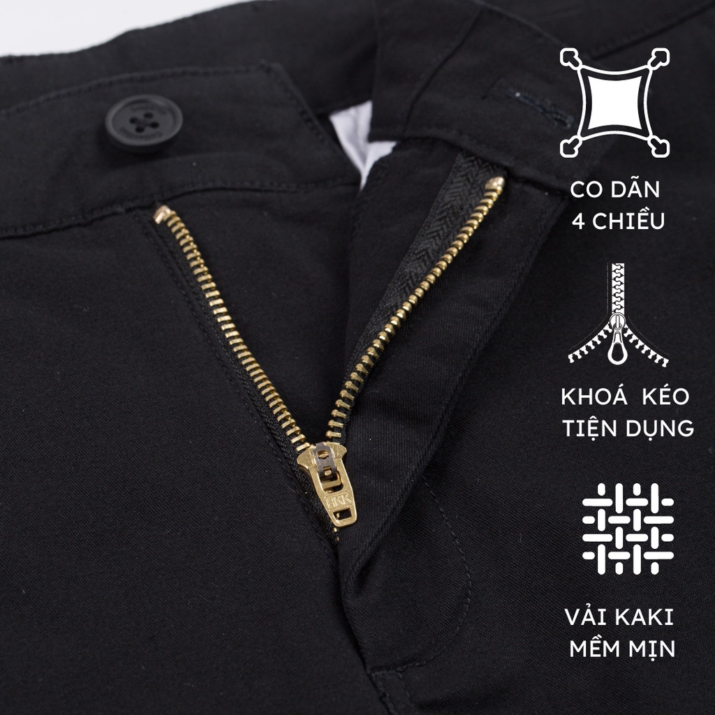 Quần Âu Kaki Nam DUGARCO Form Regular Fit Co Giãn Cao Cấp Phong Cách Trẻ Trung 233CM002