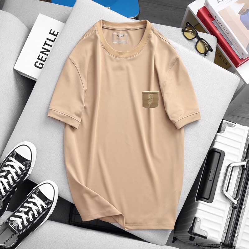 ÁO THUN NAM CỔ TRÒN CHẤT VẢI CÁ SẤU ĐẸP SIZE 2XL