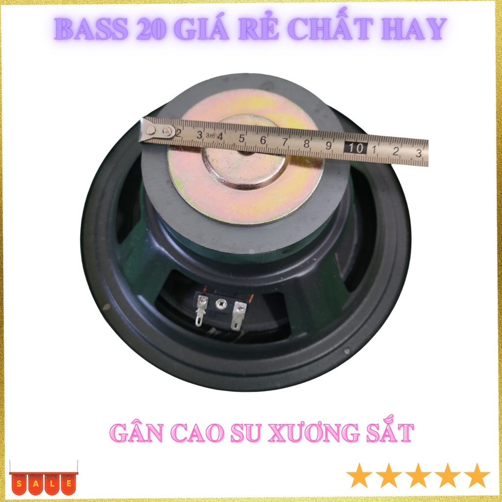 Củ loa bass 20 gân cao su công suất 200W giá rẻ -1 chiêc