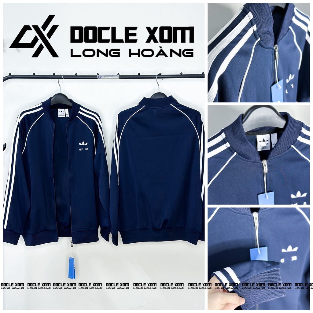 Áo Khoác Thể Thao Nam 3 Sọc Kiểu Dáng Trẻ Trung