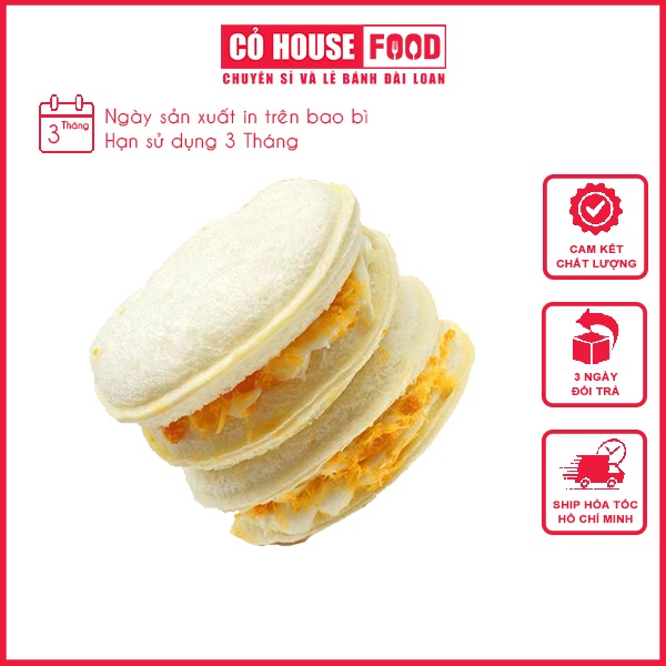 Bánh Hamburger nhân sữa chua ruốc Date mới thùng 1Kg