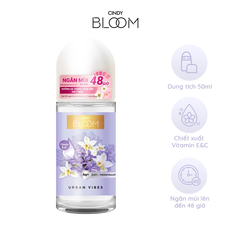 [HB GIFT] Lăn khử mùi nước hoa Cindy Bloom 50ml/chai