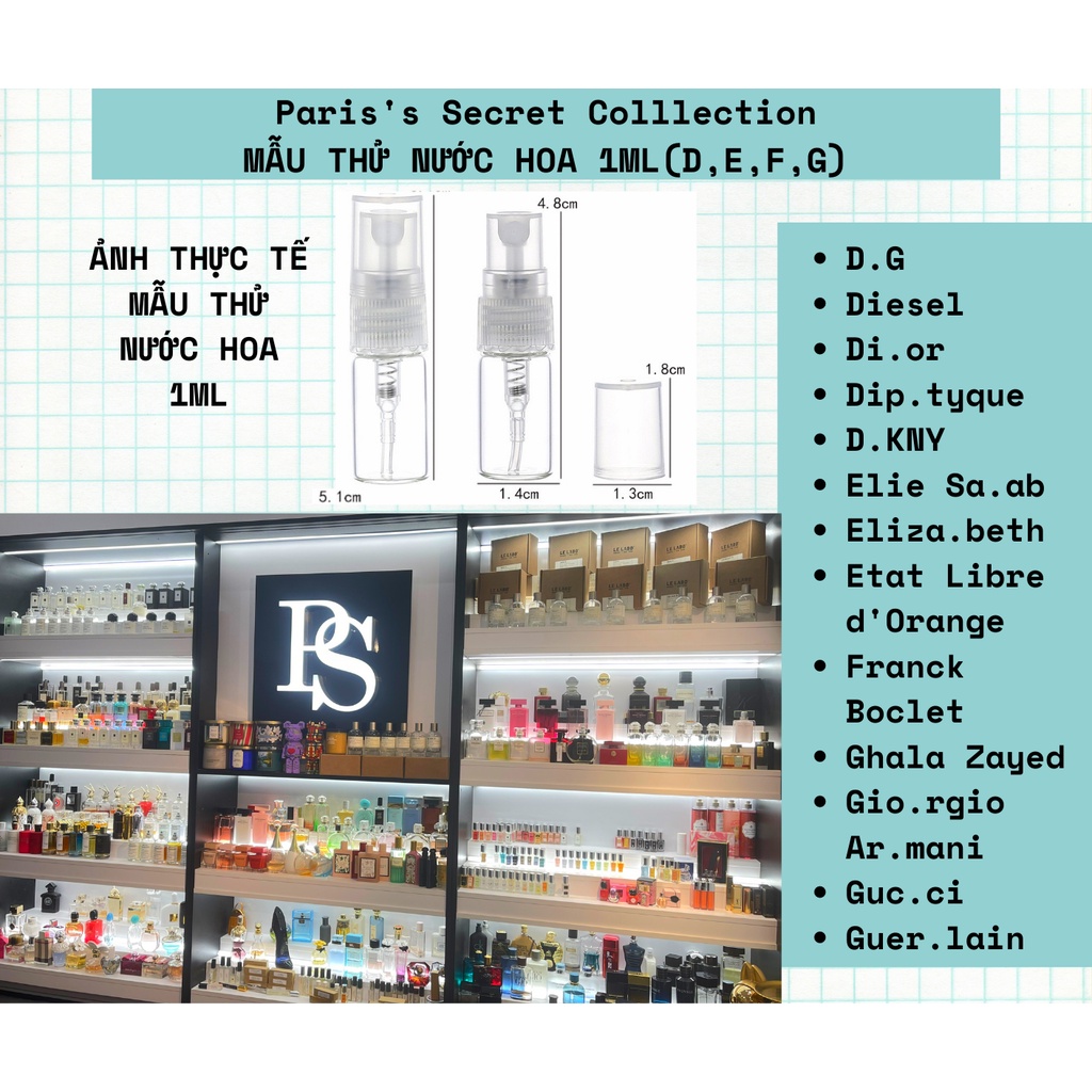 [Paris's Secret Colllection(D,E,F,G)]