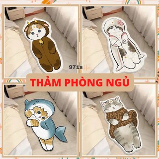 Thảm phòng ngủ trang trí 40x120 chất liệu lông cừu mịn có chống trượt,thảm trải sàn, thảm lót sàn