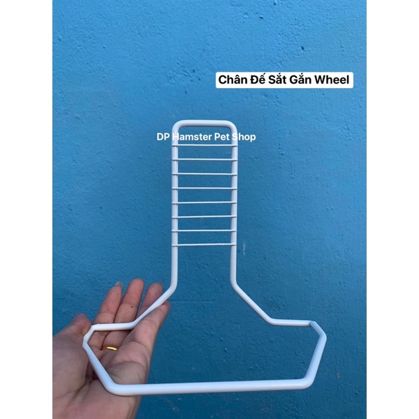 Chân Đế Sắt Gắn Wheel Hamster