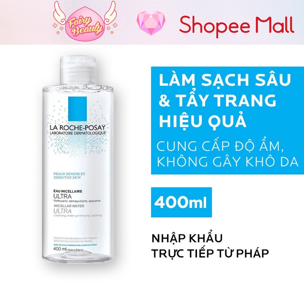 [LA ROCHE-POSAY] Nước Tẩy Trang Dịu Nhẹ Cho Da Nhạy Cảm & Dễ Kích Ứng Micellar Water Sensitive Skin 400/200/100/50 ML