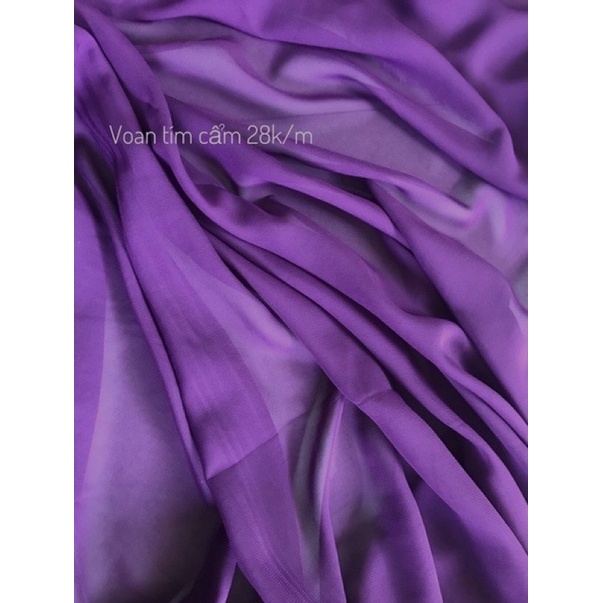Vải voan the  -