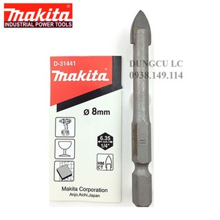 Mũi khoan kính đuôi lục giác D8x70mm Makita D-31441