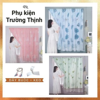Rèm cửa sổ DÁN TƯỜNG - Rèm che nắng dán phòng ngủ - Rèm cửa sổ, Vách ngăn phòng, xinh xinh, tiện lợi