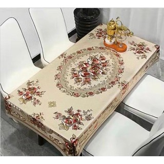 Khăn trải bàn pvc, khăn trải bàn chống thấm nước dập nổi ren hoa nhiều kích thước