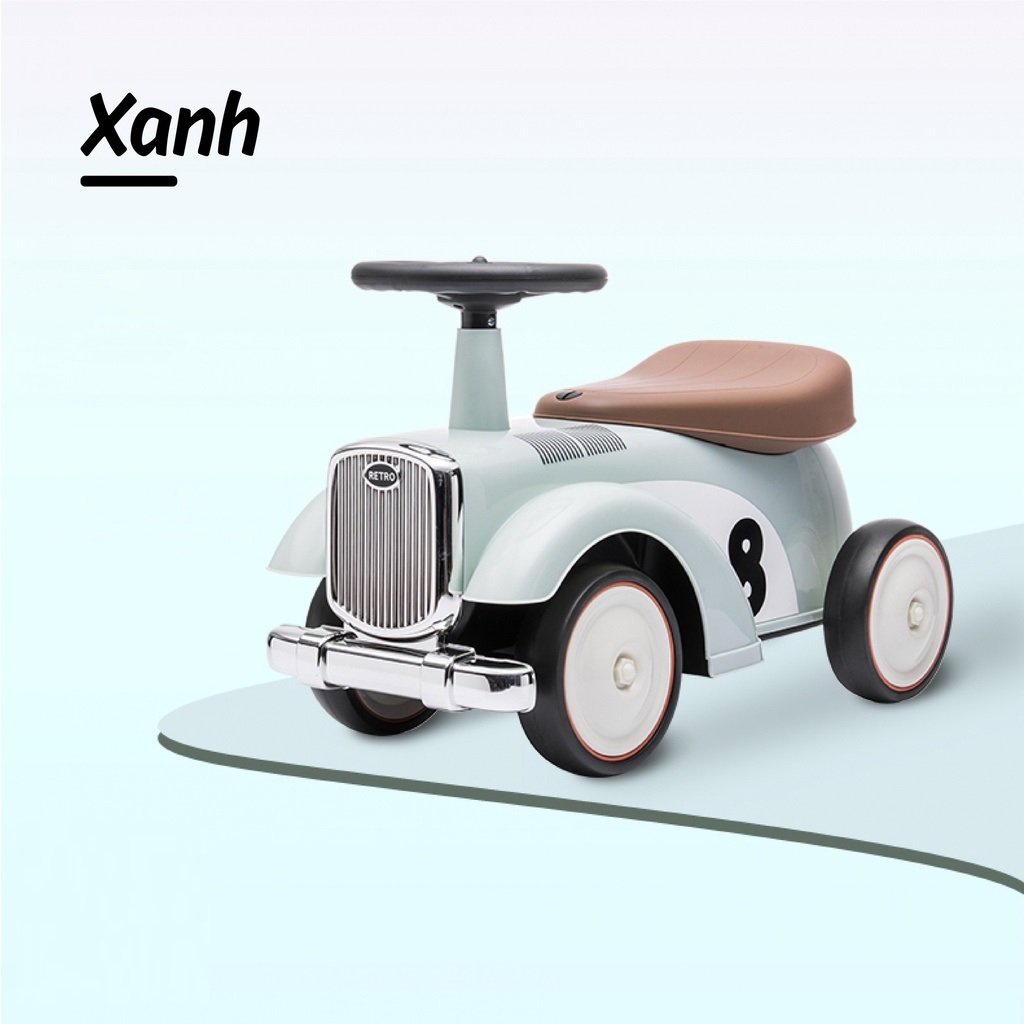 Xe lắc, xe chòi chân hình Oto có phát nhạc cao cấp