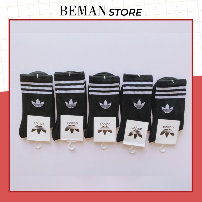 Tất adidas cao cổ Nam Nữ phong cách thể thao, đường phố, phối giày sneaker cực chất