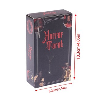 (size thường) Bộ Bài Horror Tarot New A3