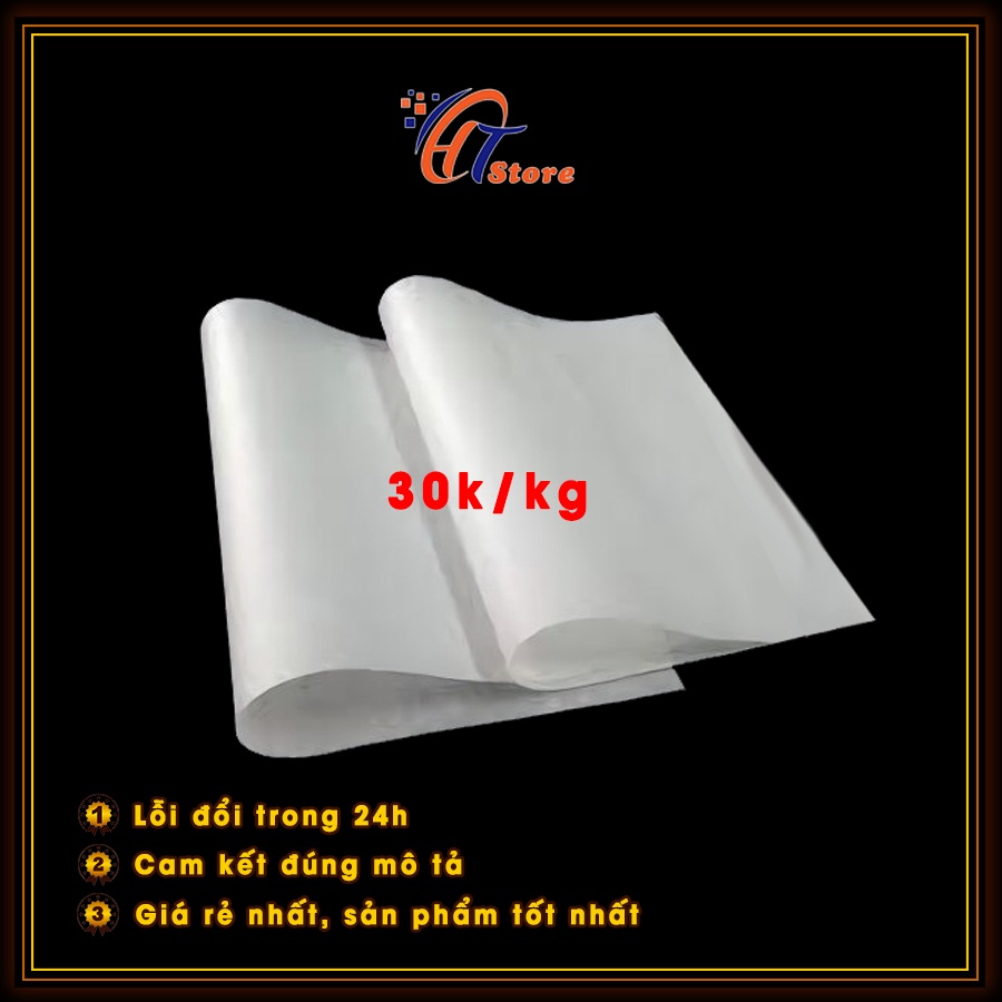 Giấy gói hàng (100 tờ tặng 5) Pelure - Kraft sỉ 30k/kg | rẻ nhất thị trường | giấy hút ẩm gói đồ, quần áo, lót hộp,...