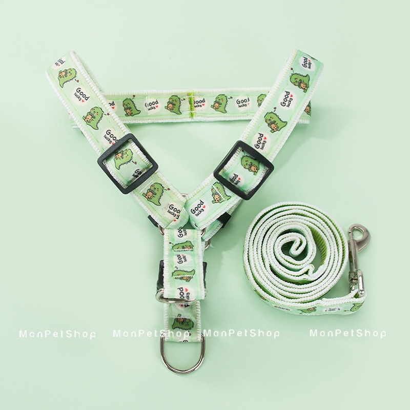 [Sẵn] Set yếm dắt &amp; dây dắt cho thú cưng