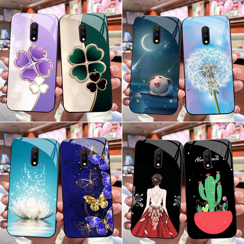 Ốp Lưng Oppo K3, Realme X Mặt kính cường lực sáng bóng, cao cấp