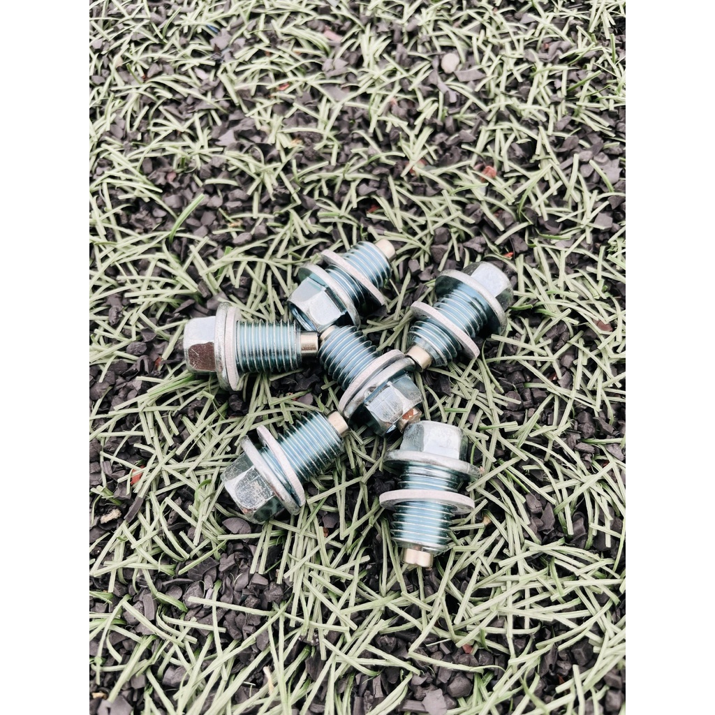 Ốc Xả Nhớt Ốc Rốn Dầu Nam Châm Dùng Cho Các Loại Xe Honda- Hút Cặn Bận Động Cơ