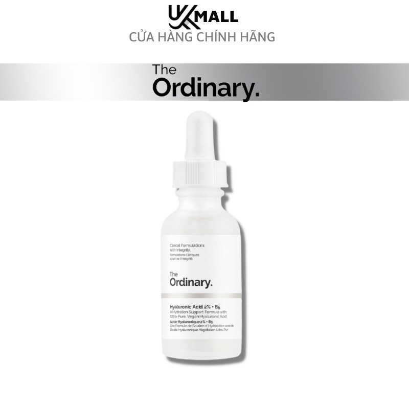 Tinh chất cấp nước, phục hồi da The Ordinary Hyaluronic Acid 2% + B5