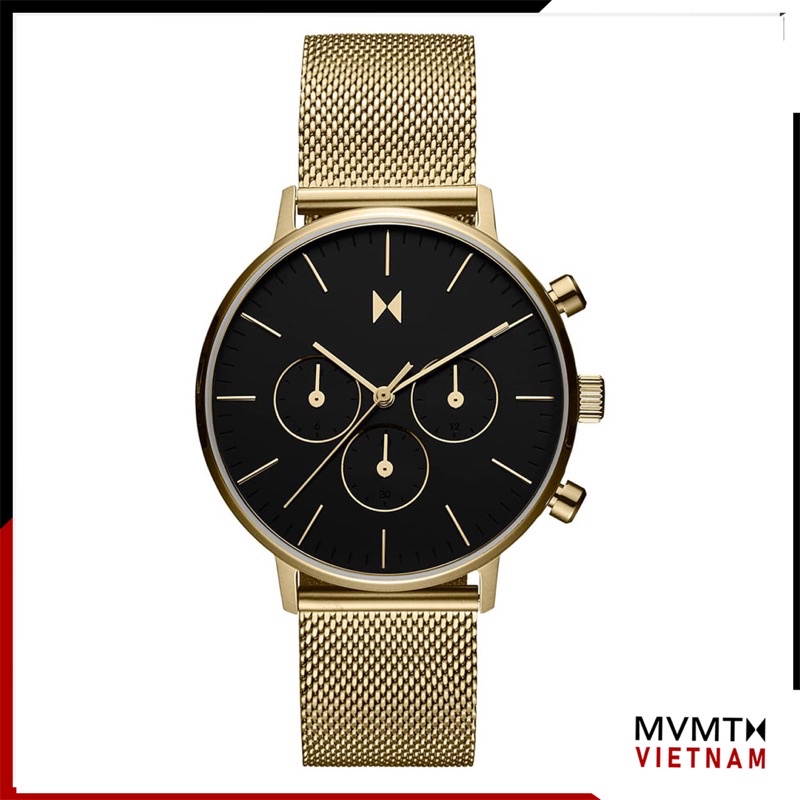 Đồng hồ nam MVMT Legacy Traveler Lion Gold 42mm
