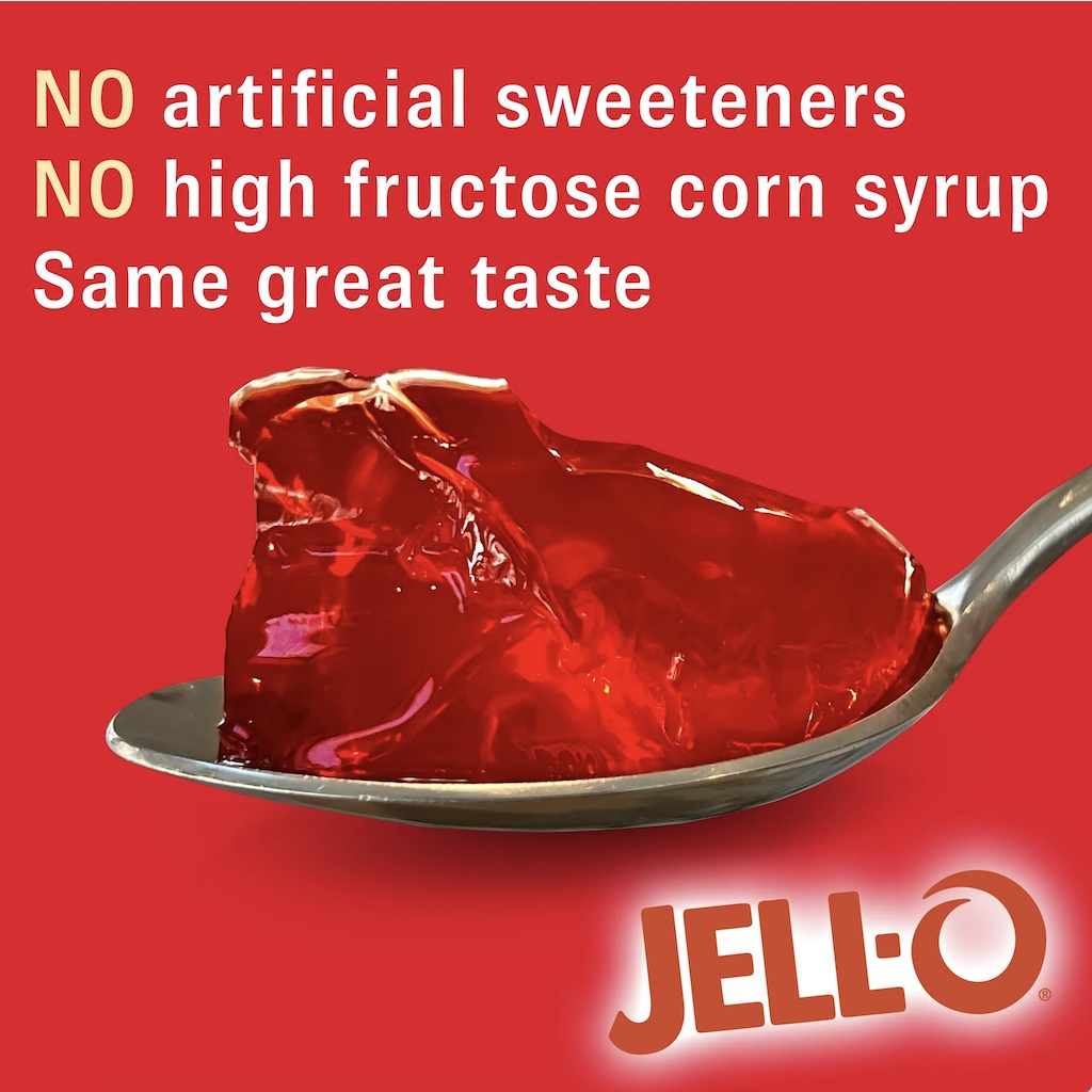 BỘT RAU CÂU - GELATIN VỊ DÂU TÂY Jell-O Strawberry Gelatin Mix, 85g (3 oz)