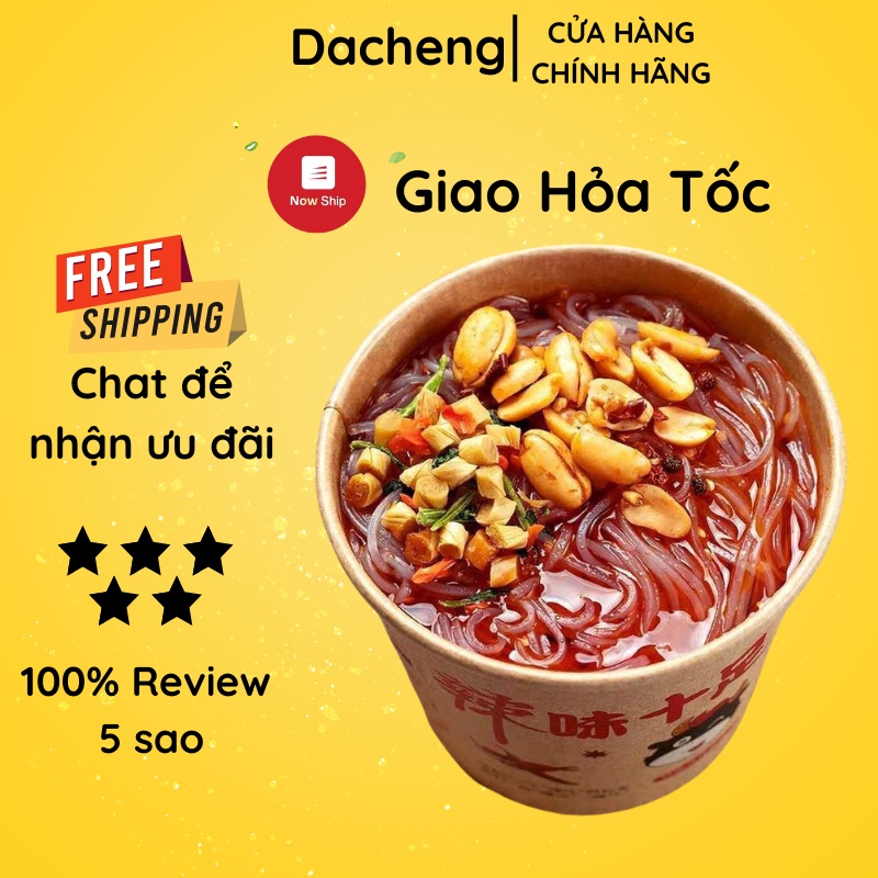 Miến cay trùng khánh 1 hộp 160g đồ ăn vặt Sài Gòn vừa ngon vừa rẻ | Dacheng Food