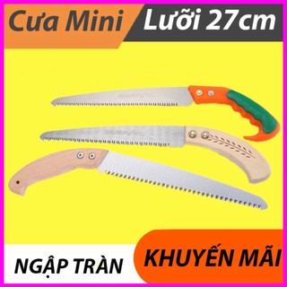 Cưa gỗ cầm tay mini lưỡi thép carbon DT 270mm