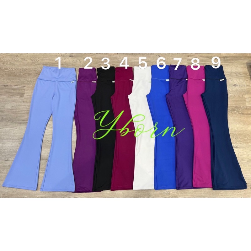 Quần thể thao ống bass, ống loe tôn dáng, tập yoga Yborn