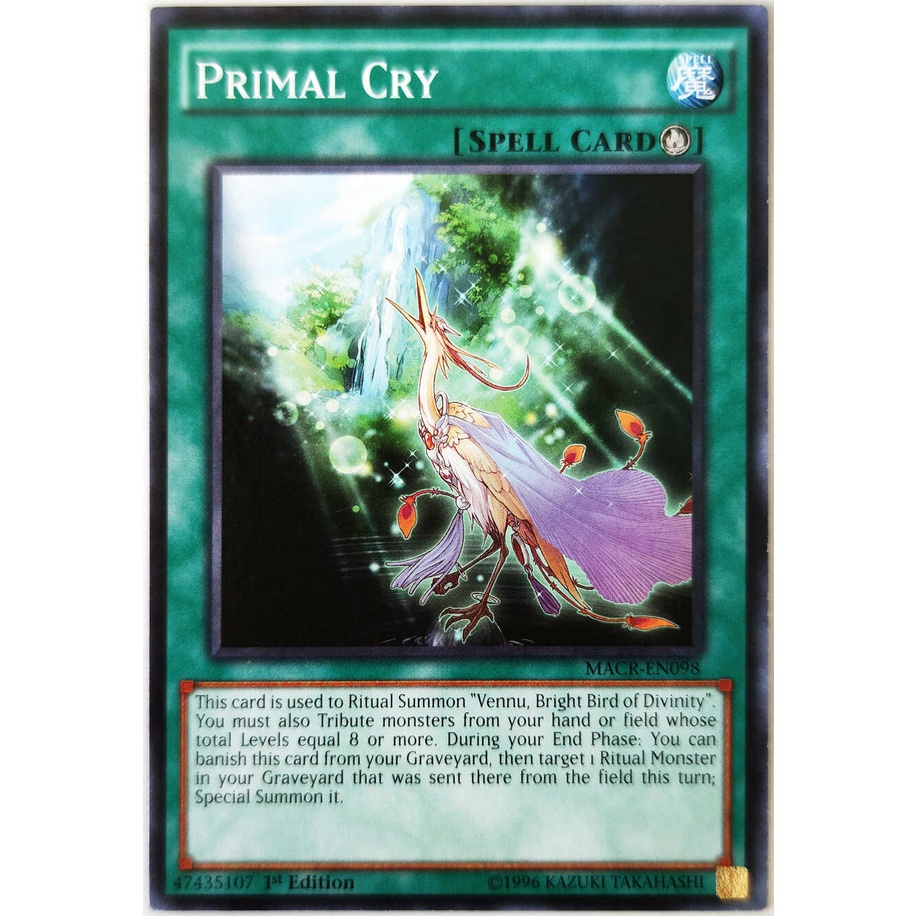 [Thẻ Yugioh] Primal Cry |EN| Common