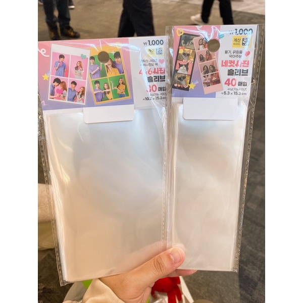 SLEEVE BỌC PHOTOCARD, POSTCARD, STRIP - DAISO HÀN QUỐC