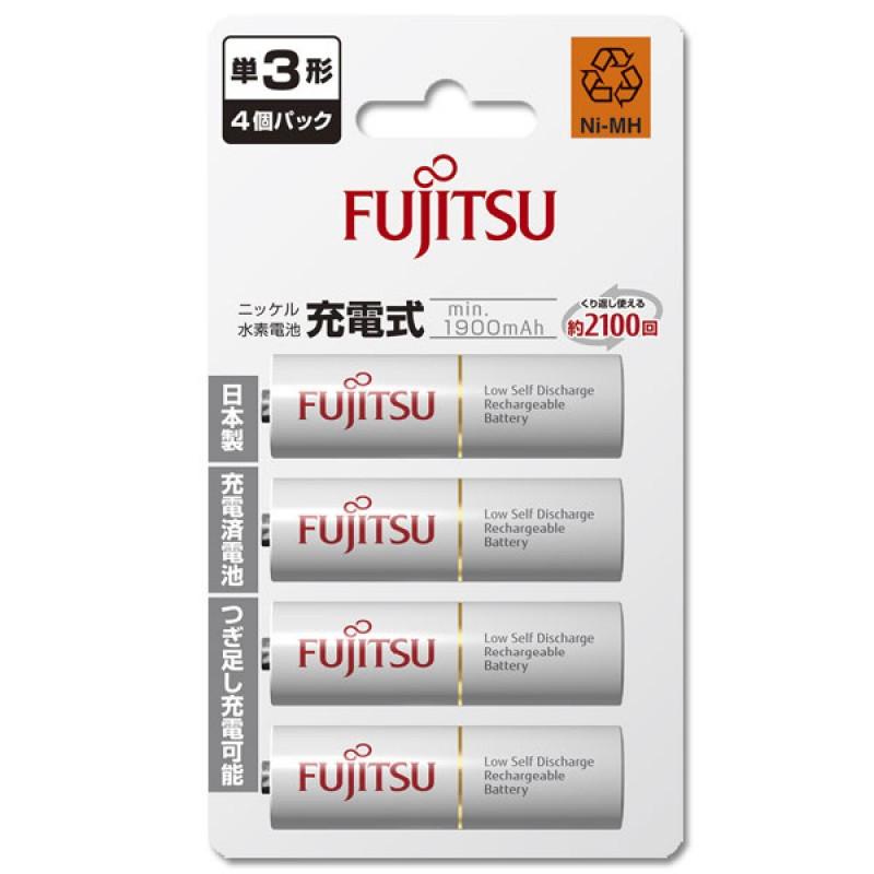 Pin sạc AA 1900mAh Fujitsu vĩ 4 viên hàng chính hãng Nhật Bản