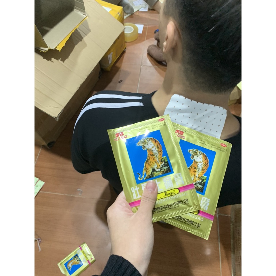 Túi 4 miếng dán đau mỏi vai cổ gáy, lưng, chân body