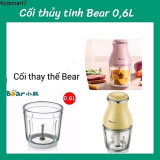 Cối thủy tinh, lưỡi dao máy xay Bear 0.6L- thay thế máy xay