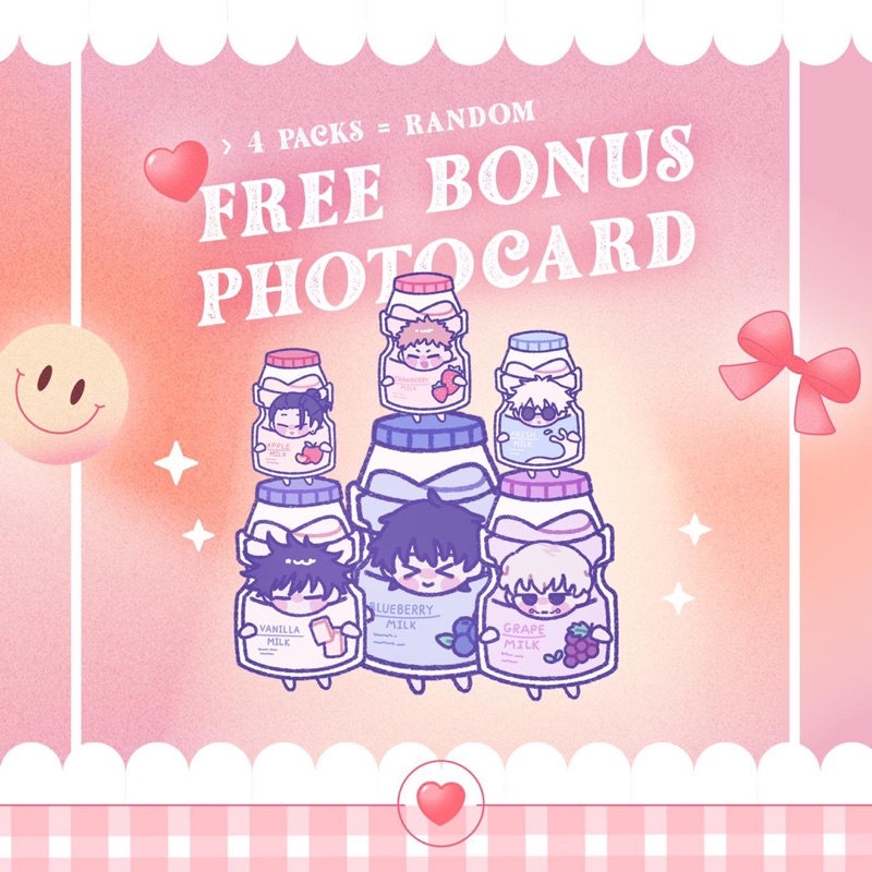 [NEKONII] LOVE CANDY RANDOM JUJUTSU KAISEN JJK CARD
