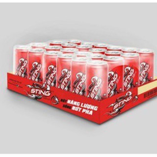 thùng 24 lon 330ml sting dâu- ship hỏa tốc