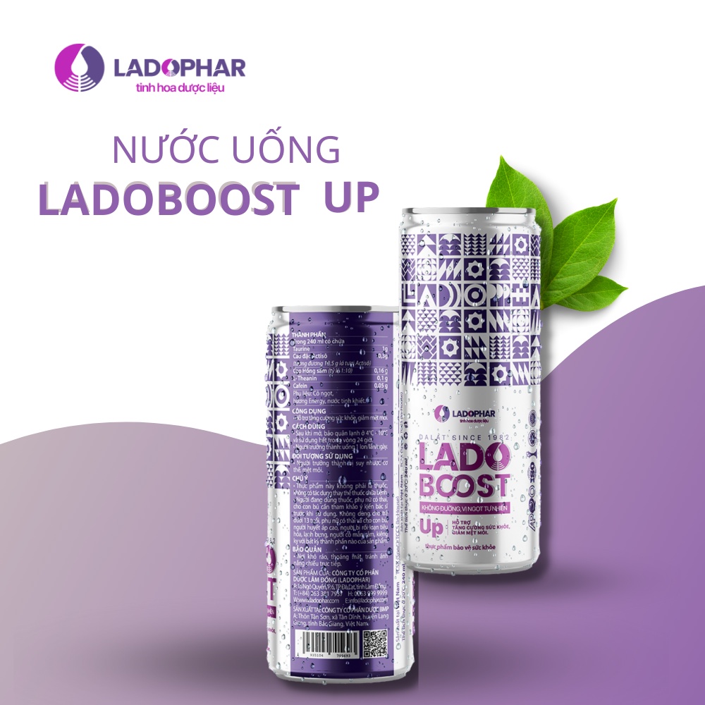 Nước uống tăng cường sức khỏe Lado Boost UP Ladopharma (C/240ml)