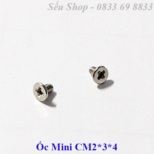 Lẻ ốc mini CM 2*3*4 màu trắng