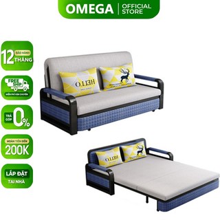 Giường ngủ thông minh hiện đại có hộc đựng đồ m120, giường sofa gấp gọn thành ghế sofa đa năng