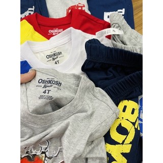 Bộ cotton bé trai oshkosh 1-5y