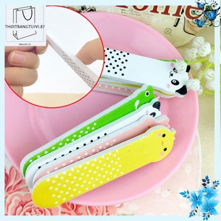 Dũa móng tay mini 2 mặt hình thú dễ thương
