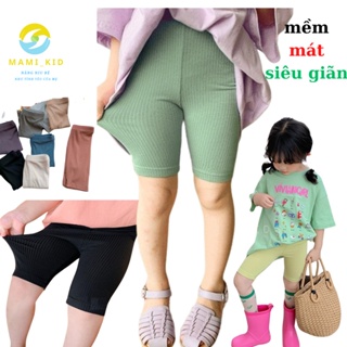 Quần Legging Bé Gái 15-38kg, Leging Đùi thun tăm SIÊU CO GIÃN 12