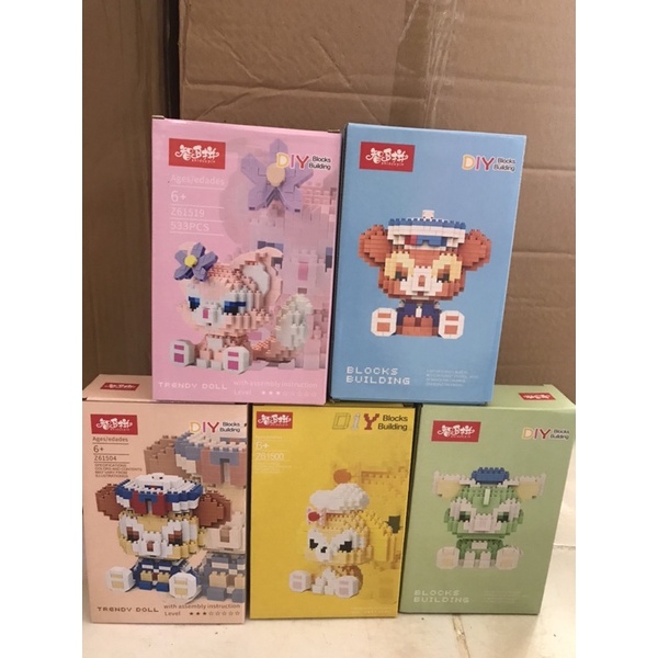 Bộ Mô Hình Lắp Ráp Nhân Vật Hoạt Hình Disney 3D